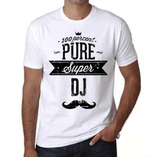 Uomo Maglietta 100% Puro Super Dj – 100% Pure Super Dj – T-shirt Stampa Grafica