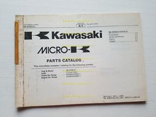 Kawasaki KX 80 II 1986 catalogo ricambi copia da microfiche originale
