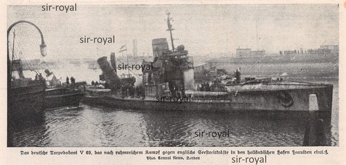 Torpedoboot v69 1wk militär - -,