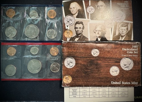1985 set monete non - 1985,