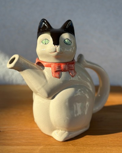 Rara teiera vintage gatti