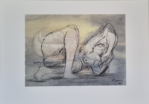 Henry moore reclining nude - nude, "