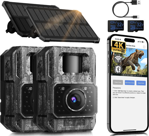 Solar trail camera - solar,