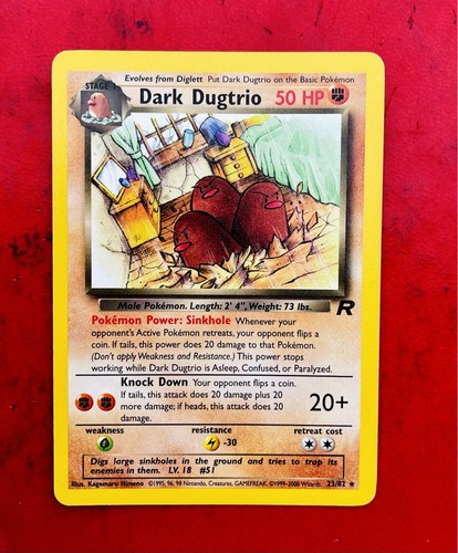 Lotto carte pokemon dark - carte,