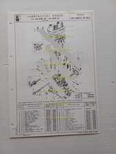 Weber carburatore 44 IDF 20-21 Fiat Abarth 124 Rally catalogo ricambi originale