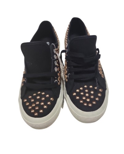 Superga tennis shoe black - shoe,