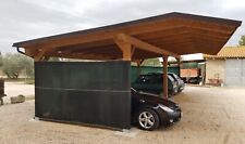 Tettoia in legno e coperture