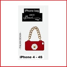 BACI MILANO COVER BORSETTA PORTA IPHONE 4 4S 190523 ROSSO CASAFASHIONITALIA