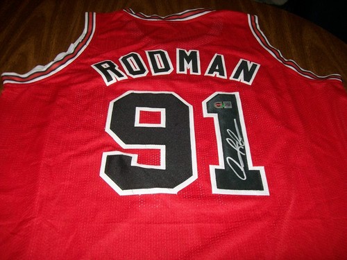 Dennis rodman autographed - dennis,