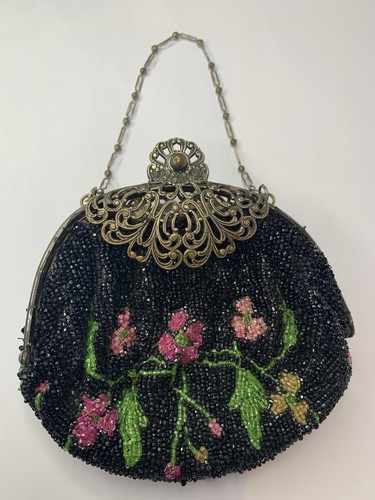 Borsa vintage micro perline