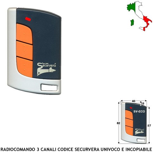 Radiocomando eco 433 - fr., 433,92