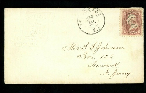 Postal history 1861 in - us,