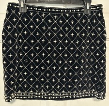 Gonna Zara nera in velluto con