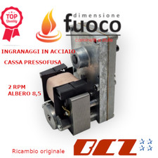 MOTORIDUTTORE MOD.504 BCZ 2 RPM ALBERO 8,5 STUFE LINCAR QLIMA WOOD XIANG BESTOVE