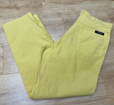 Archivio Raro Stone Island Marina 1995 Pantalone Casual Giallo Taglia 54