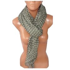 Verde Stelle Delicata SCIARPA Foulard Coprispalle Cotone Uomo Donna  FS01 