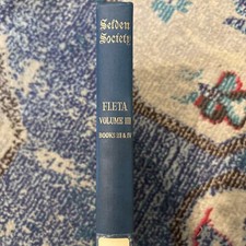 selden society fleta Volume 3