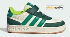 SCARPE BAMBINO/BAMBINA ADIDAS BREAKBASE - JR0206 col. bianco/verde