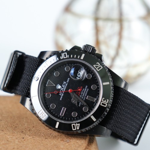 Rolex titan black submariner - x,