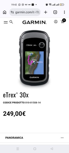 Garmin etrex 30x gps - garmin,