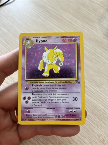 Pokemon hypno rara holo - 8/62,