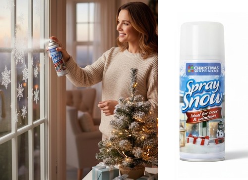 Spray neve per finestre - spray,