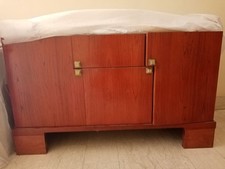 Mobile da soggiorno in ciliegio, legno massello, stile imperiale, come nuovo