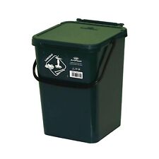 Pattumiera raccolta differenziata per umido secchio bidone coperchio 10 lt verde