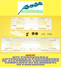 KIT PORTATARGA AUTO ALLUMINIO