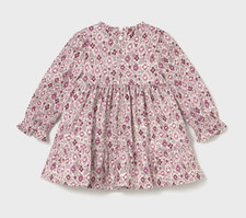 Mayoral Girls abito dress abito in velluto con volant 2909 nuovo H/W 2025 taglia 92/2 Y