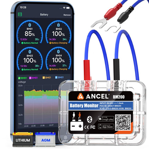 Bm200blue monitor batteria - bm200blue,