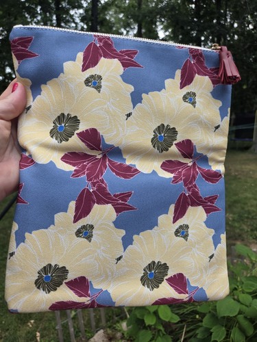 Pochette pieghevole floreale