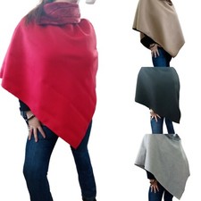 Mantella donna poncho panno