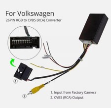 Per VW 26pin RGB a CVBS RCA AV