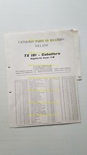 Fantic Caballero 50 Regolarità Super 6M TX-191 1976 catalogo ricambi TELAIO orig