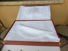 COMPLETO LETTO MATRIMONIALE VINTAGE BIANCO MISTO SETA E PIZZO