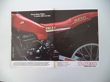 advertising Pubblicità 1985 MOTO BETA TR33 TR 33 TRIAL