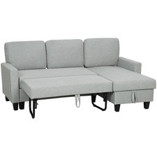 HOMCOM Divano 3 Posti con