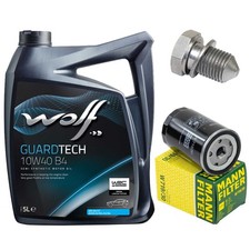 Motoröl Filter Set Wolf 10W40
