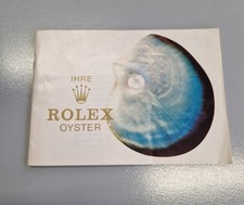 Rolex oyster boocklet vintage