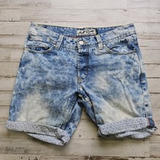 Alcott Denim Cuffed Bermuda