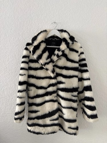Cappotto zebrato morbido