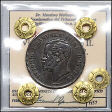 Regno d'italia 5 Centesimi 1862 Napoli Vittorio Emanuele II monete italiane