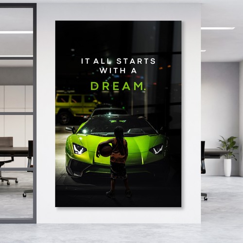 Quadro parete auto lusso - parete,
