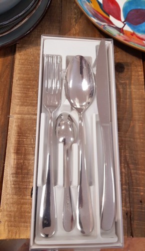 Set posate acciaio inox - set,