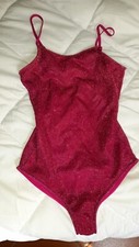 Body costume intero calzedonia bambina 12 anni rosa glitter