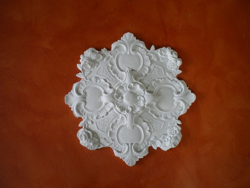 Rosoni gesso bianco per - in,