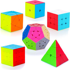 6 Pack Speed Cube Set, Cubi