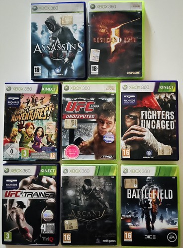 Xbox 360 lotto video - 360, giochi
