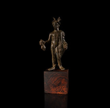 Statua romana in bronzo di